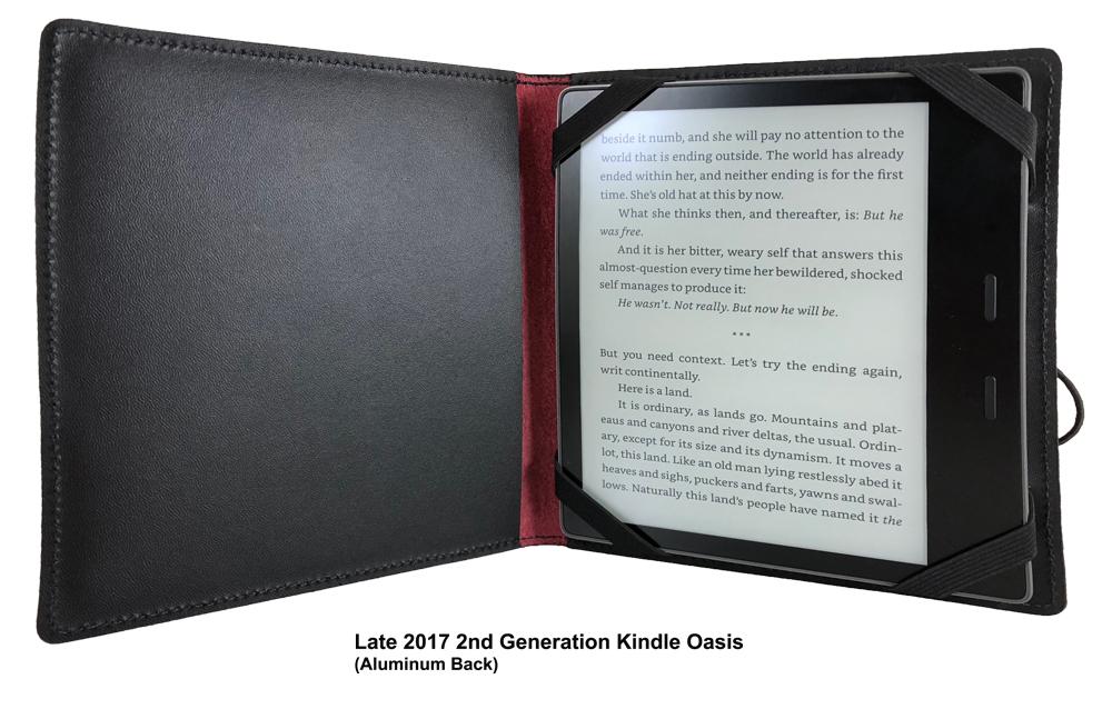 Oberon Design Leather Cover for Kindle Oasis, Interior Detail