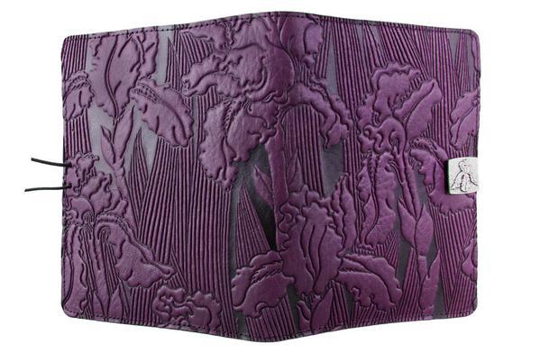 Oberon Design Leather Cover for Kindle Oasis, Iris In Orchid