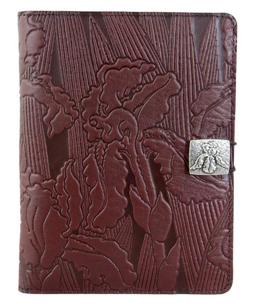 Oberon Design Leather Cover for Kindle Oasis, Iris In Wine