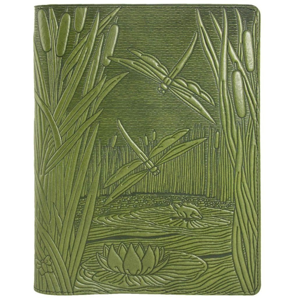 Dragonfly Pond Composition Notebook Cover, Fern