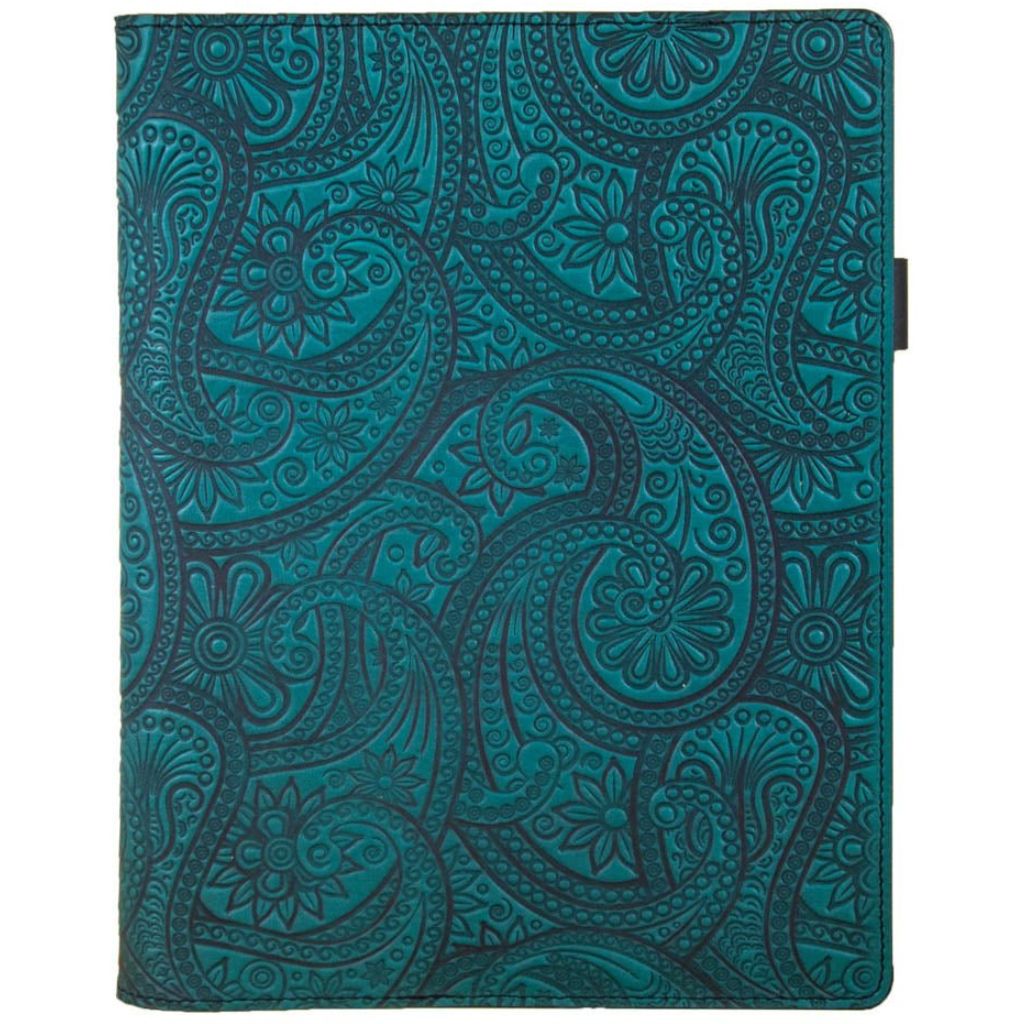 Paisley Composition Notebook Cover, Teal