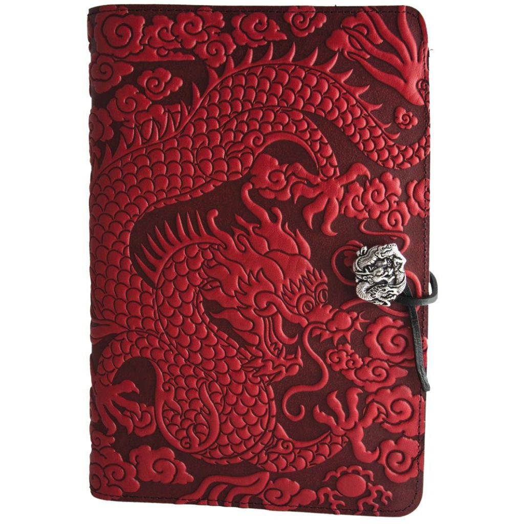 Leather Refillable Journal, Cloud Dragon