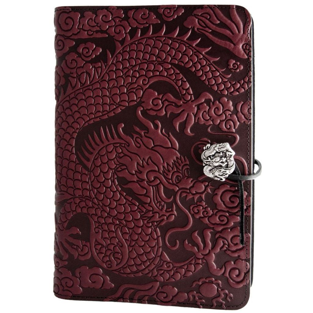 Leather Refillable Journal, Cloud Dragon