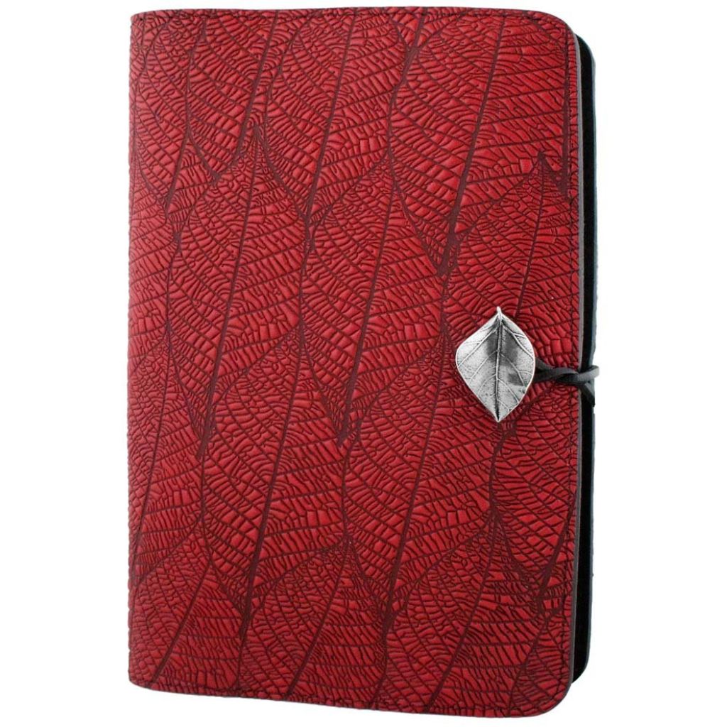 Leather Refillable Journal Notebook, Fallen Leaves