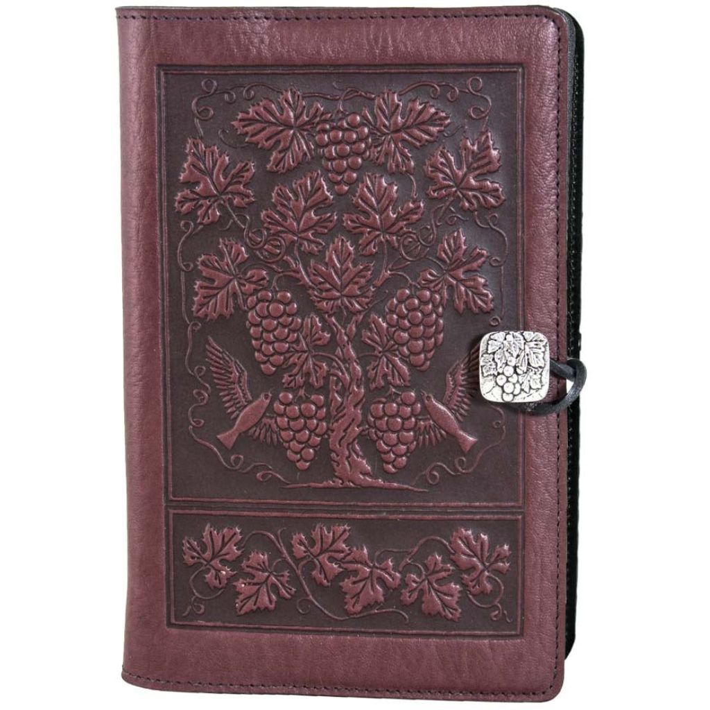 Leather Refillable Journal Notebook, Grapevine