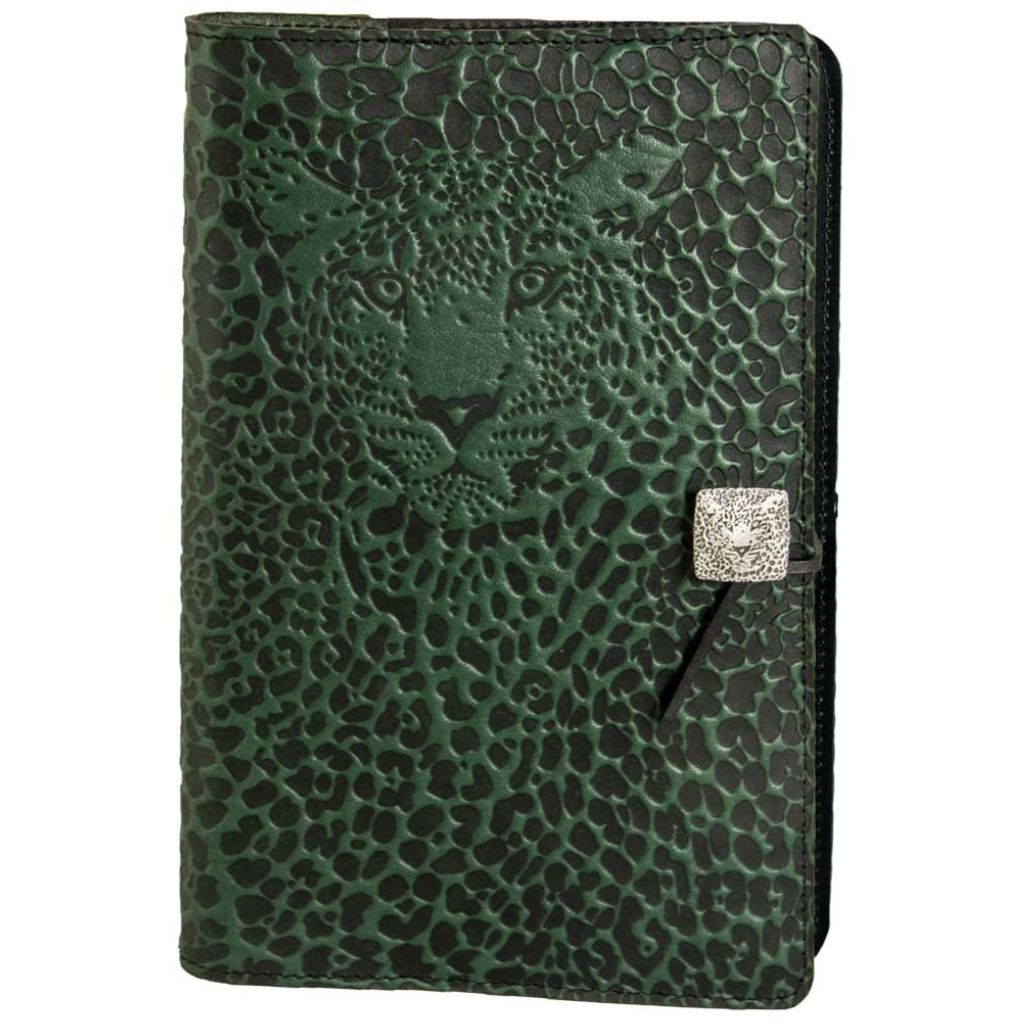 Leather Refillable Journal Notebook, Leopard