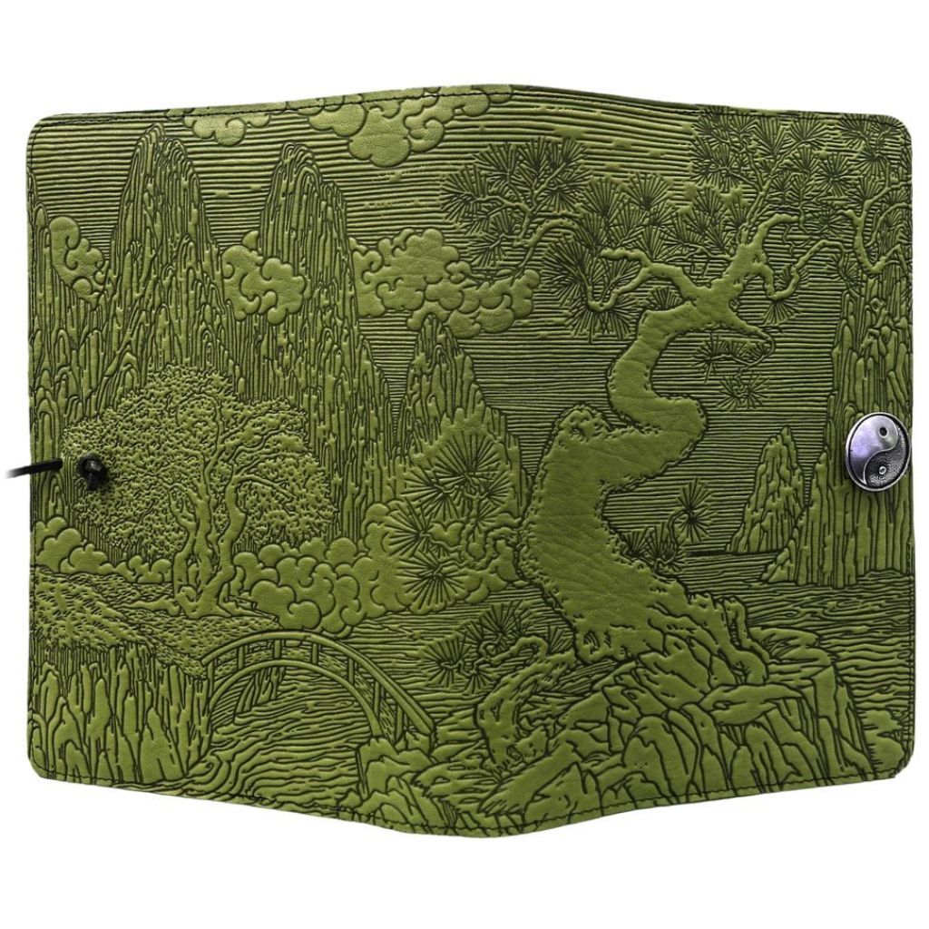 Leather Refillable Journal, River Garden