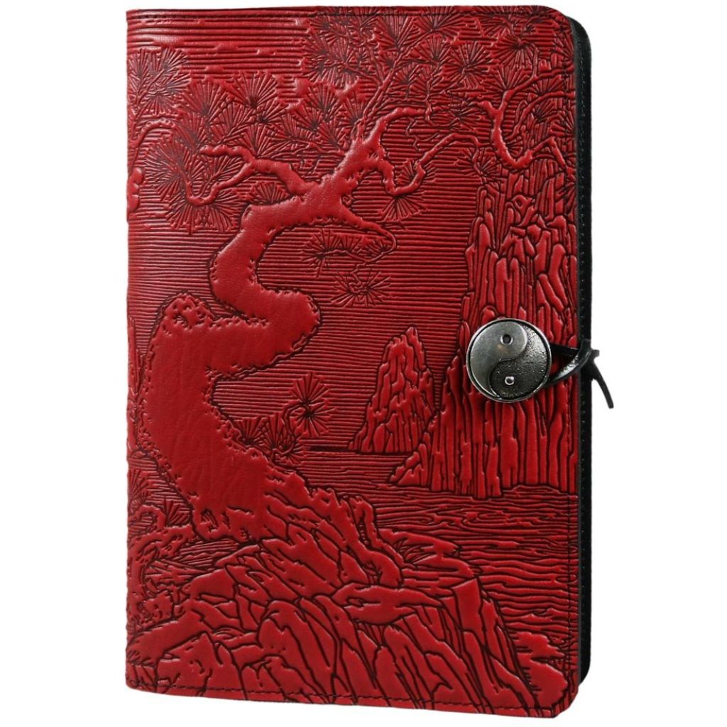 Leather Refillable Journal, River Garden