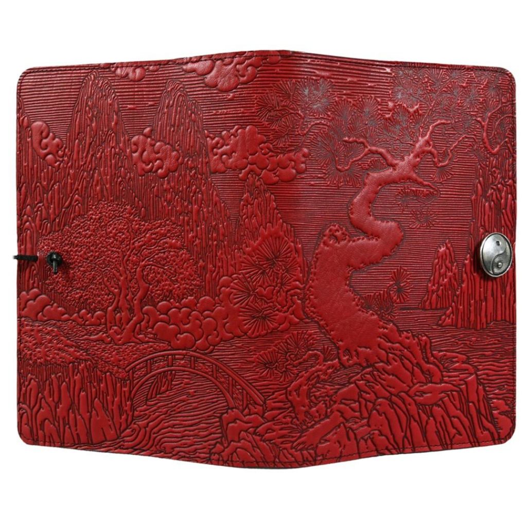 Leather Refillable Journal, River Garden