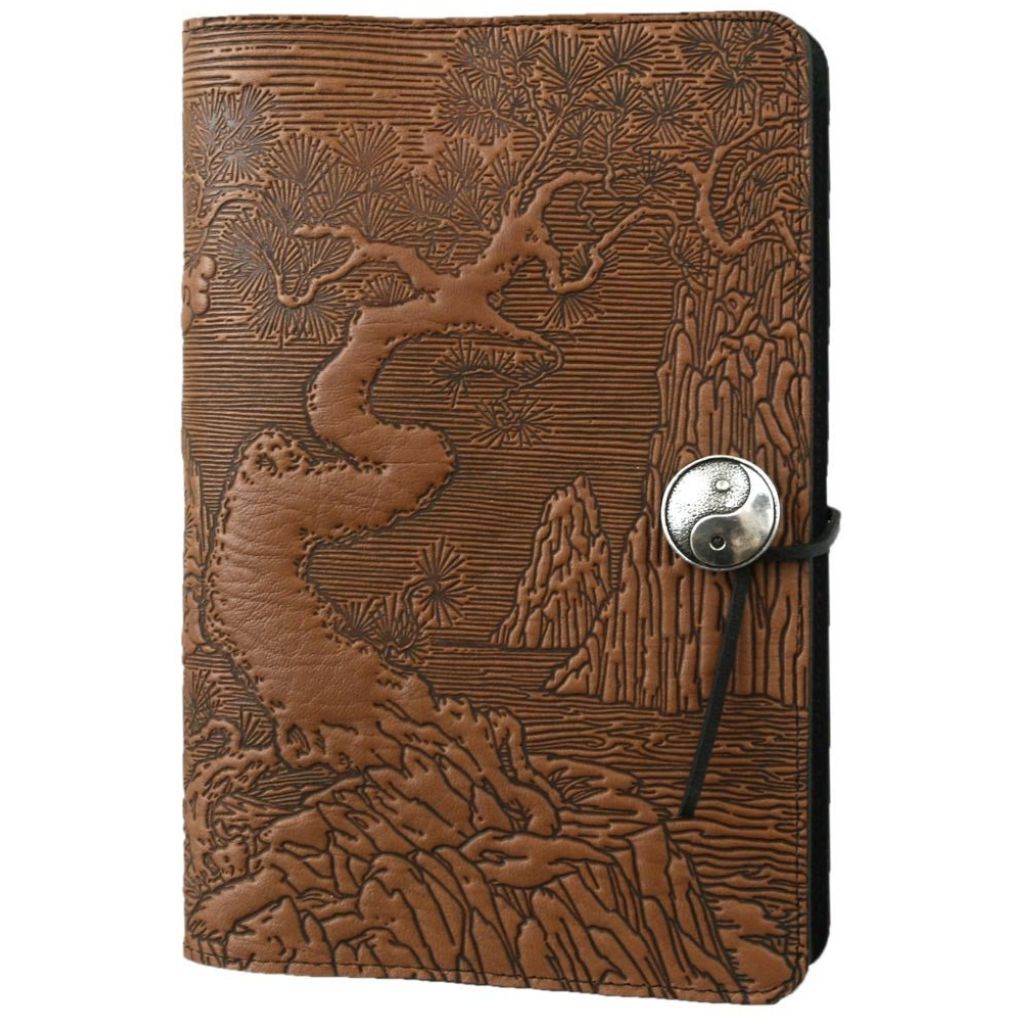 Leather Refillable Journal, River Garden