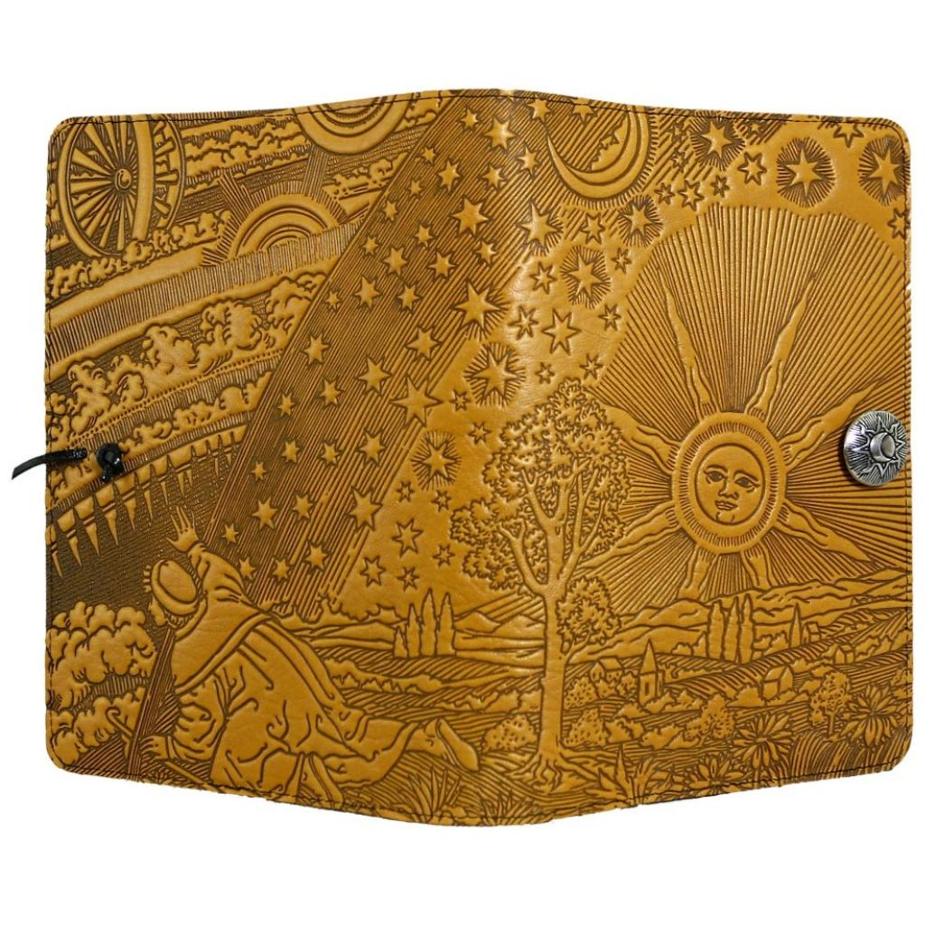 Leather Refillable Journal Notebook, Roof of Heaven