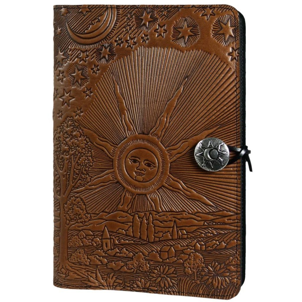 Leather Refillable Journal Notebook, Roof of Heaven