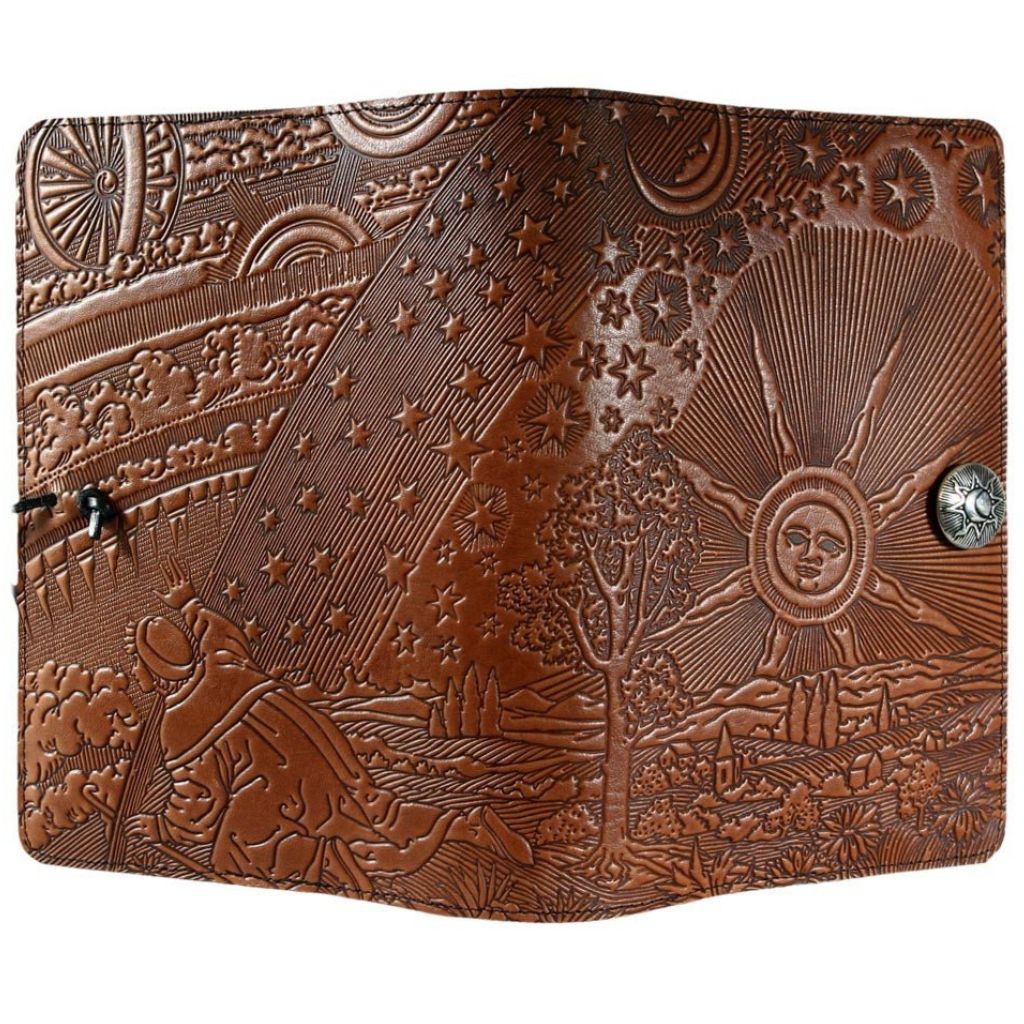 Leather Refillable Journal Notebook, Roof of Heaven