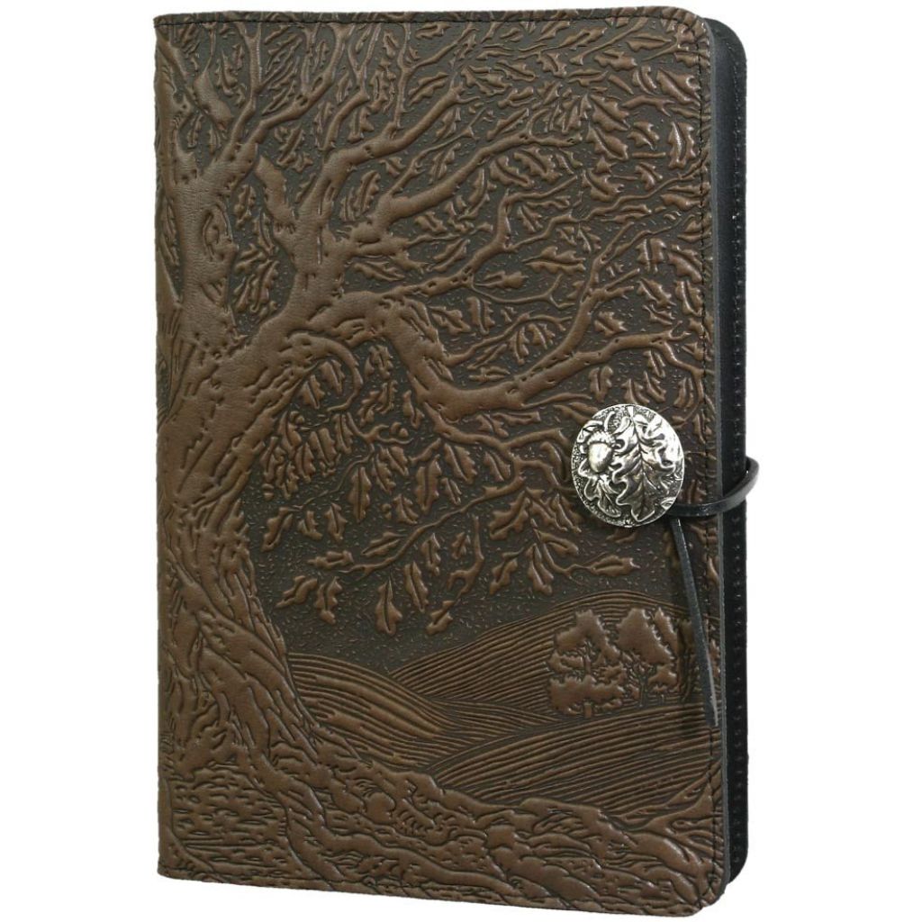 Leather Refillable Journal Notebook, Tree of Life