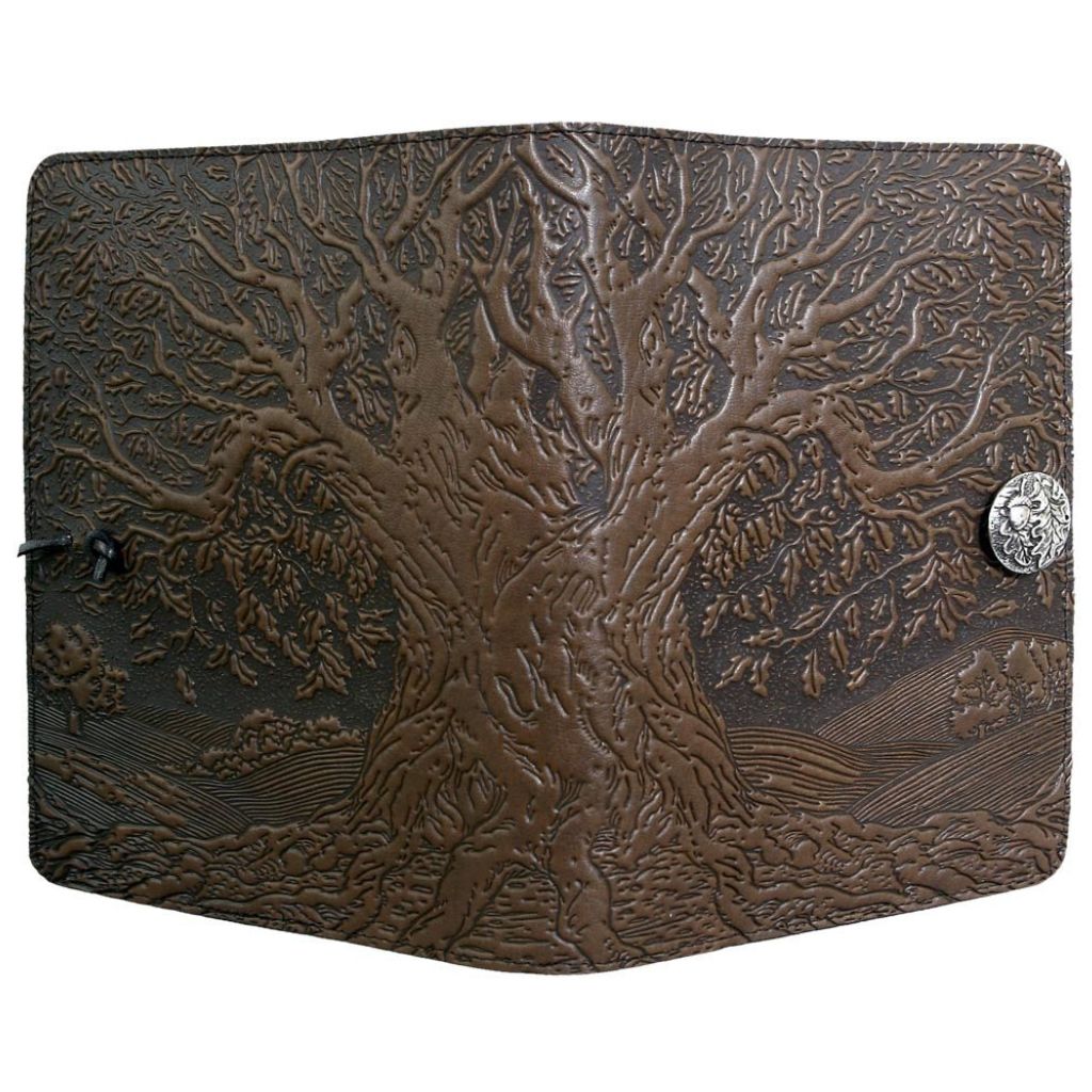 Oberon Design Leather Handbag, Tree of Life Retro Crossbody