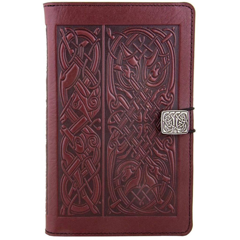 Leather iPad Mini Cover, Celtic Hounds, 3 Colors