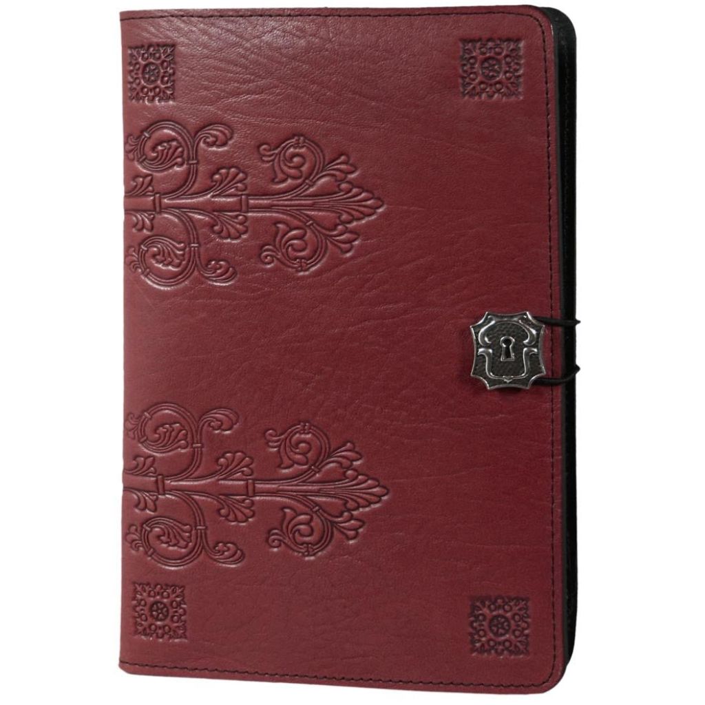 Oberon Design Leather iPad Mini Cover, Case, da Vinci, Saddle