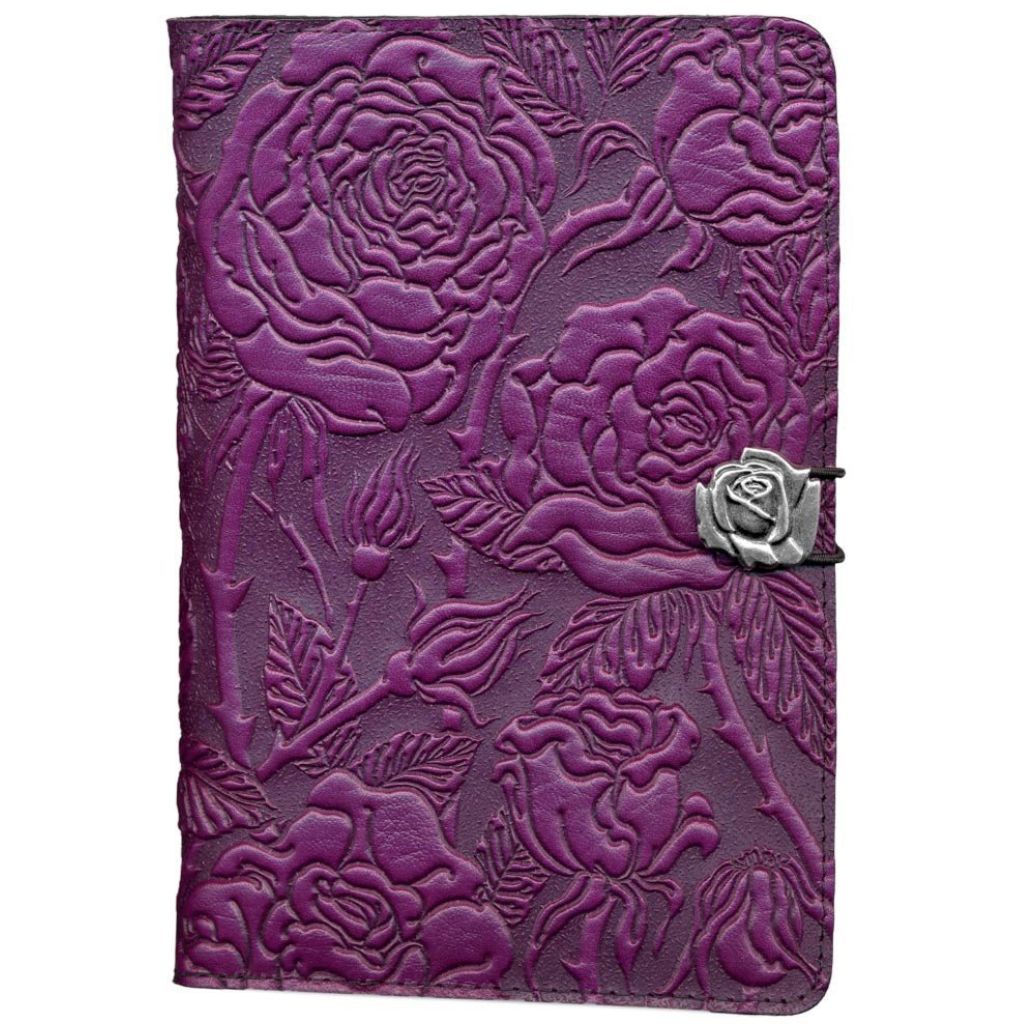Oberon Design, Leather iPad Mini Cover, Wild Rose, Orchid