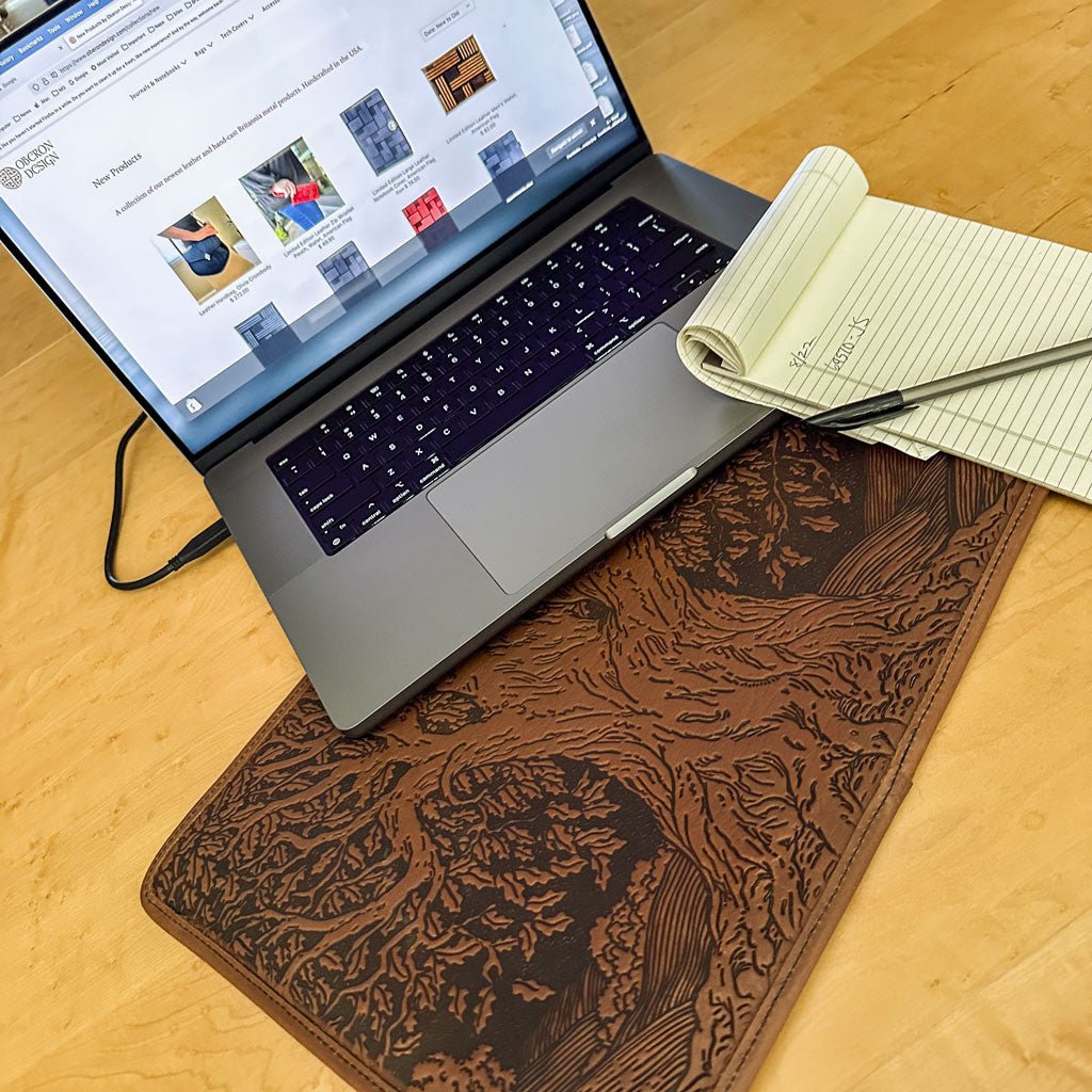 Leather Laptop Sleeve, MacBook Case, Tablet Cover, Tree of Life, with 16&quot; MacBook Pro