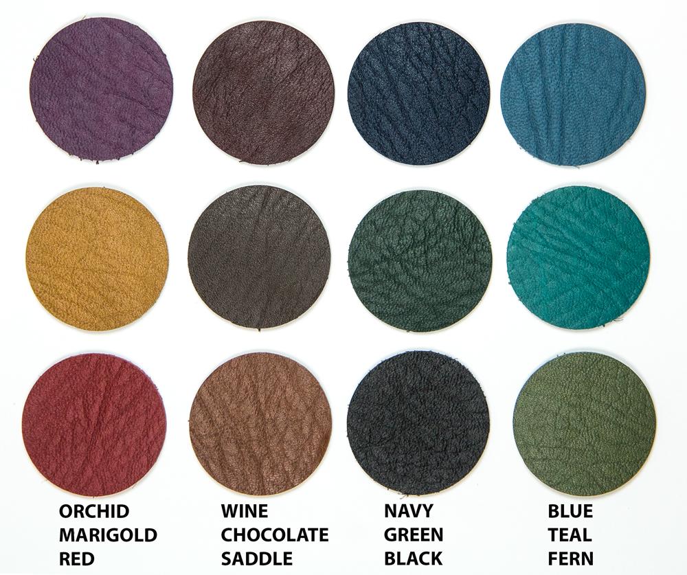 Oberon Design Leather Colors Sample Set