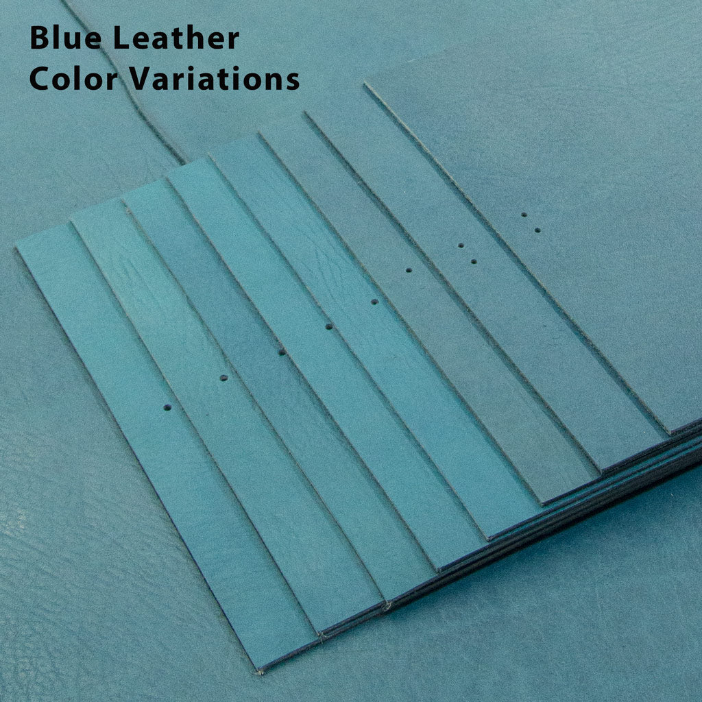 Oberon Design-Blue-Leather-Color-Variations