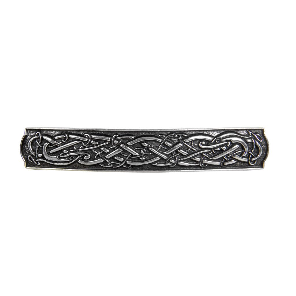 Oberon Design Hair Clip, Barrette, Hair Accessory, Celtic Bar, 80mm