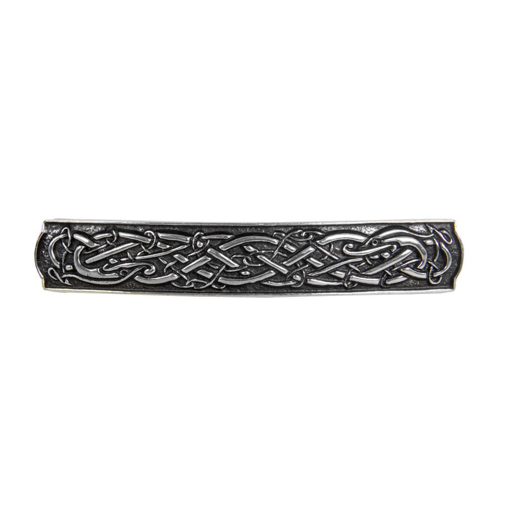 Oberon Design Hair Clip, Barrette, Hair Accessory, Celtic Bar, 80mm