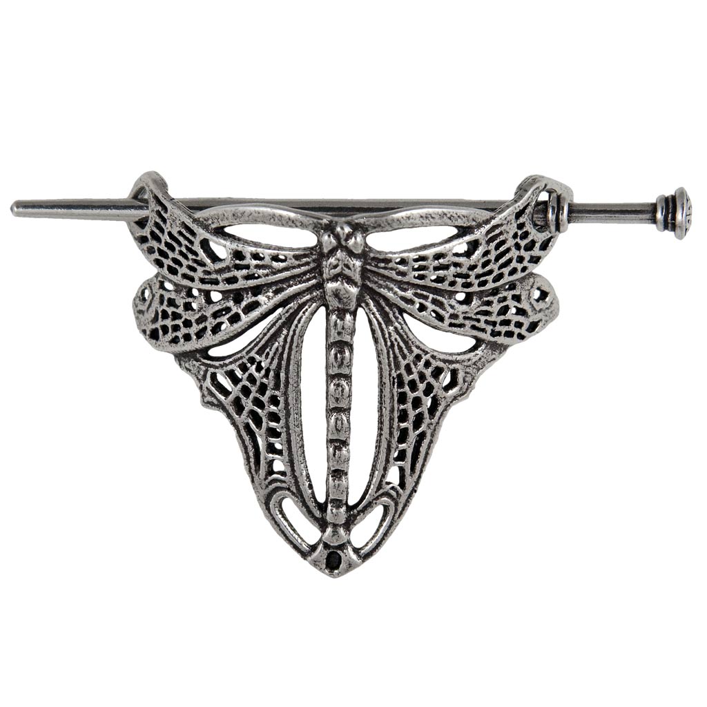 Oberon Design Jewelry Dragonfly Jewelry Set, Hair Stick