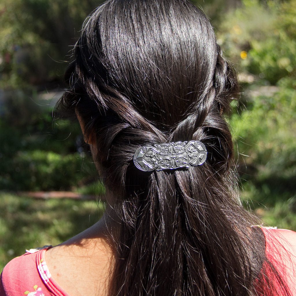 Traditional Peacock Design Hair Clip