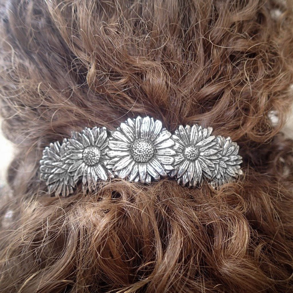 Oberon Design Hair Clip, Barrette, Hair Accessory, Celtic Bar, 80mm