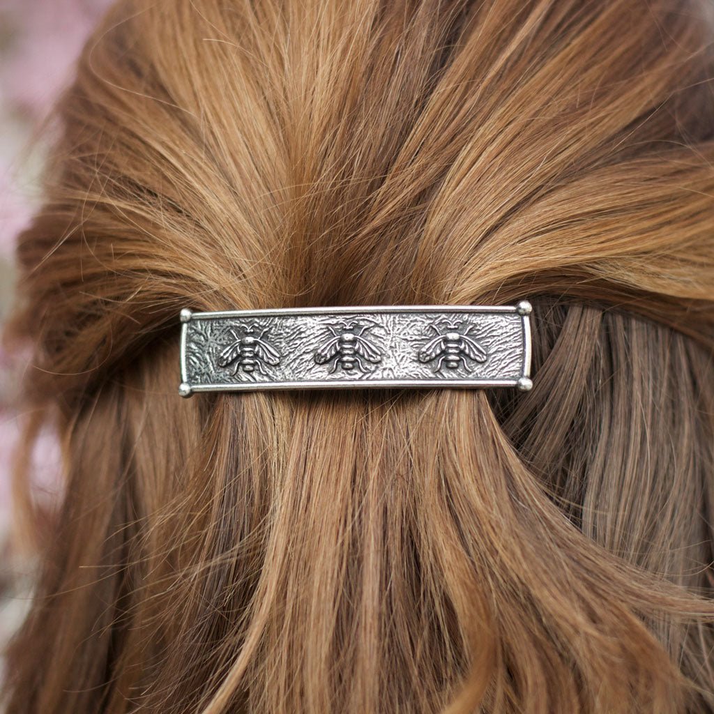 Oberon Design Hair Clip, Barrette, Hair Accessory, Celtic Bar, 80mm