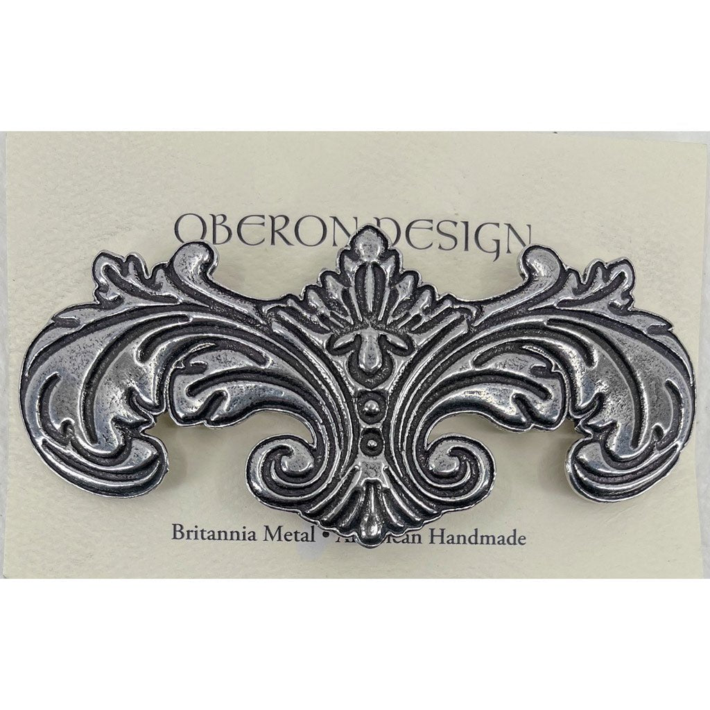 Oberon Design Hair Clip, Barrette, Hair Accessory, Hojalata, Card