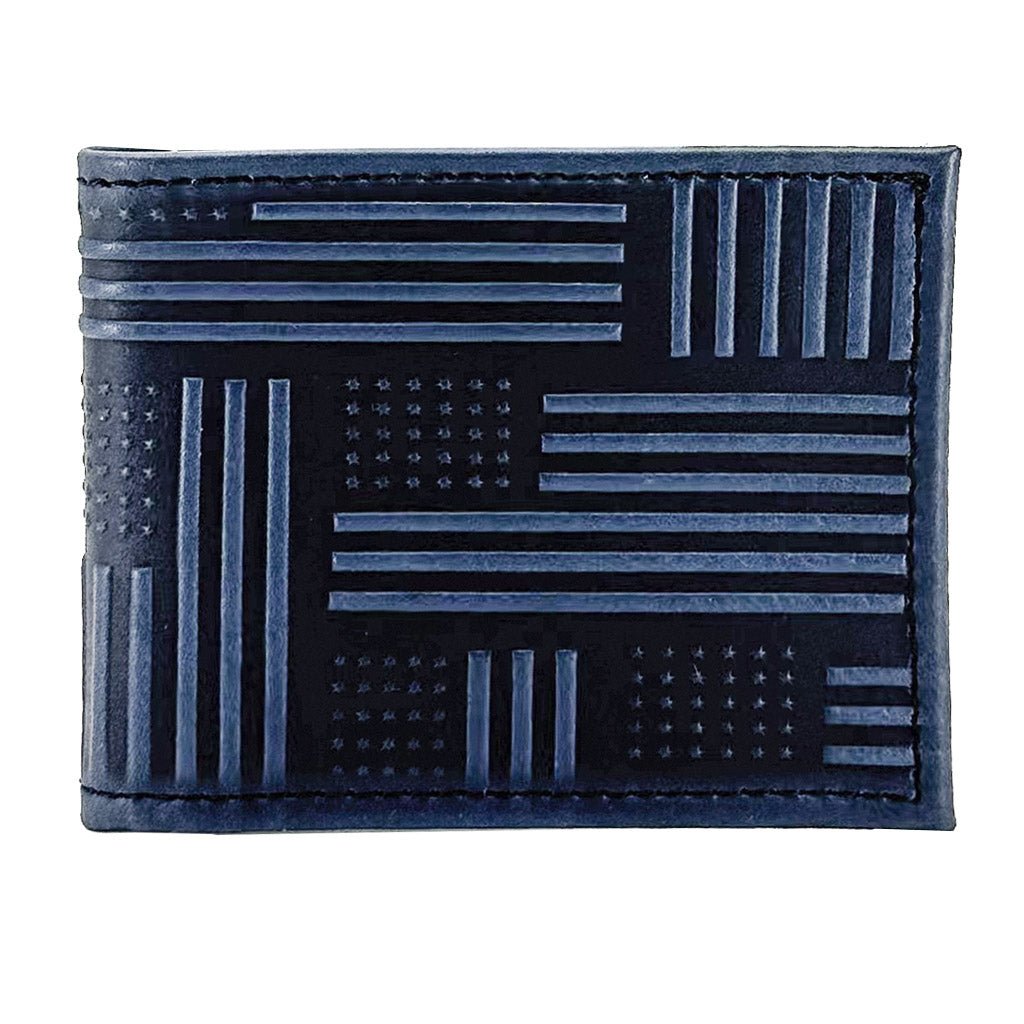 Bi-Fold Wallet, American Flag - Oberon Design