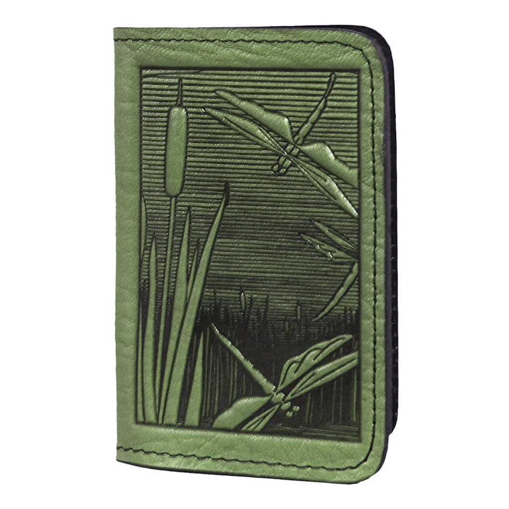 Dragonfly Pond Mini Wallet, Fern