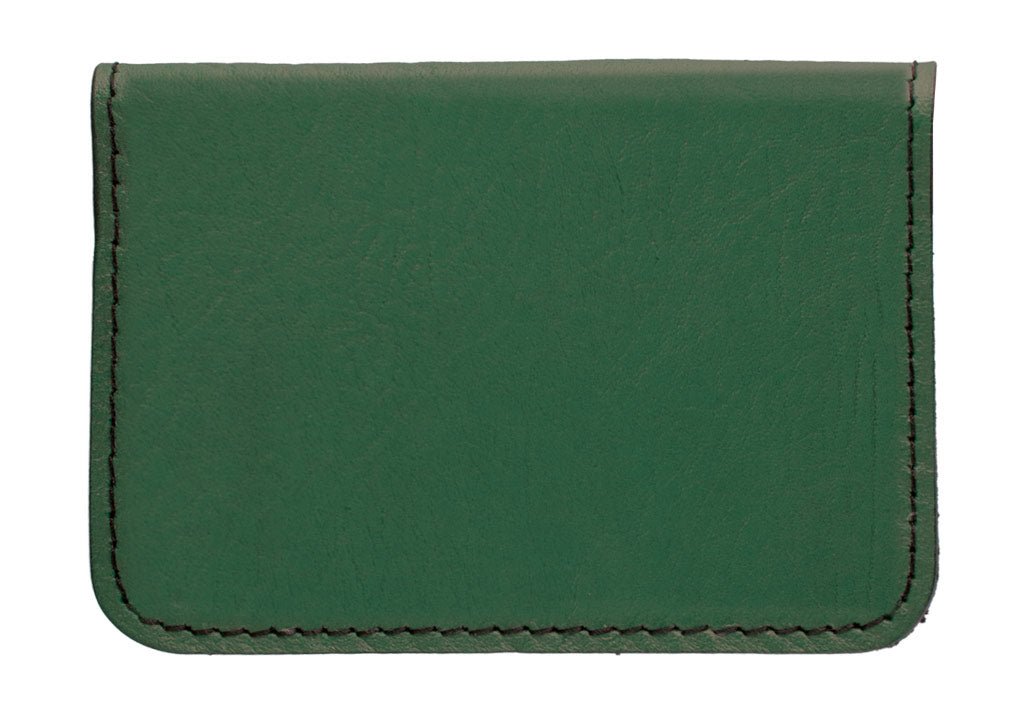 Personalized Monogrammed Leather Card Holder