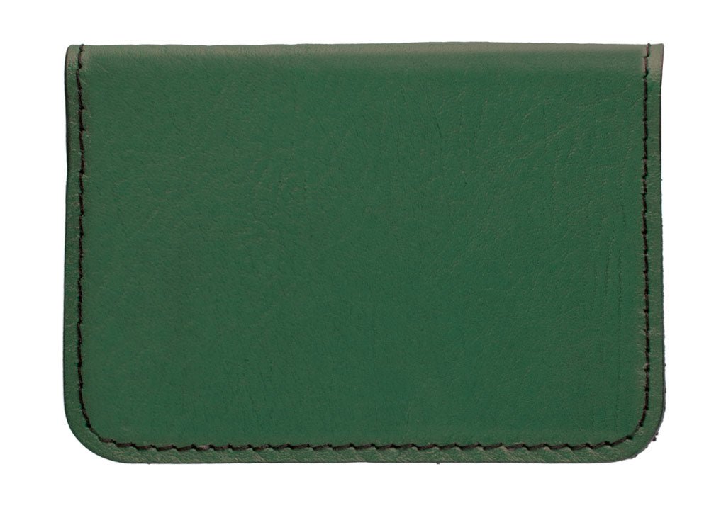 Personalized Monogrammed Leather Card Holder