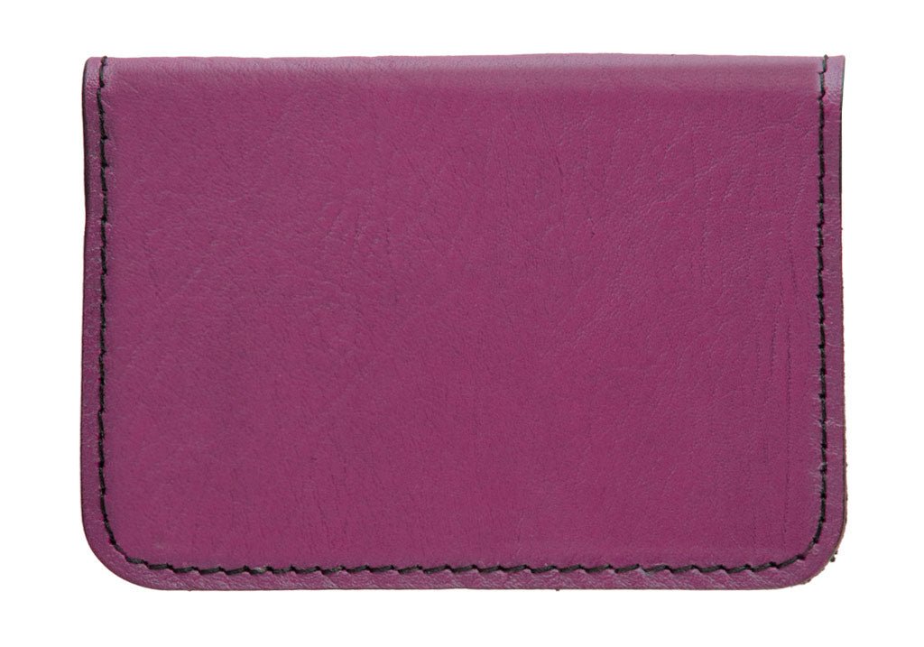 Personalized Monogrammed Leather Card Holder