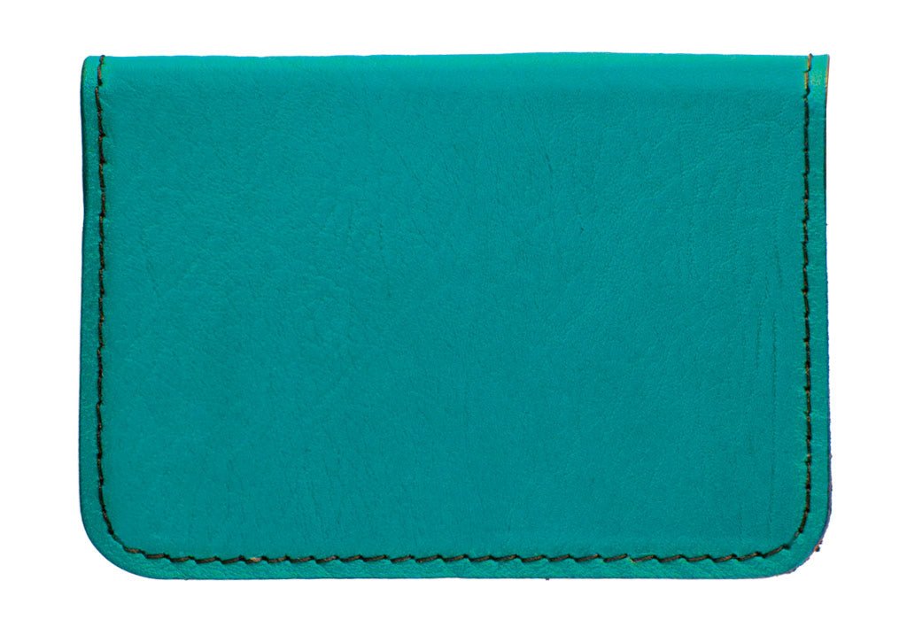 Personalized Monogrammed Leather Card Holder