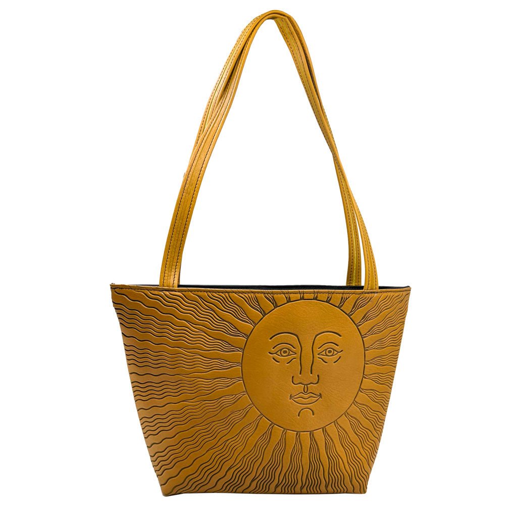 Leather Handbag, The Classic Tote, Sun in Fern, Main Image