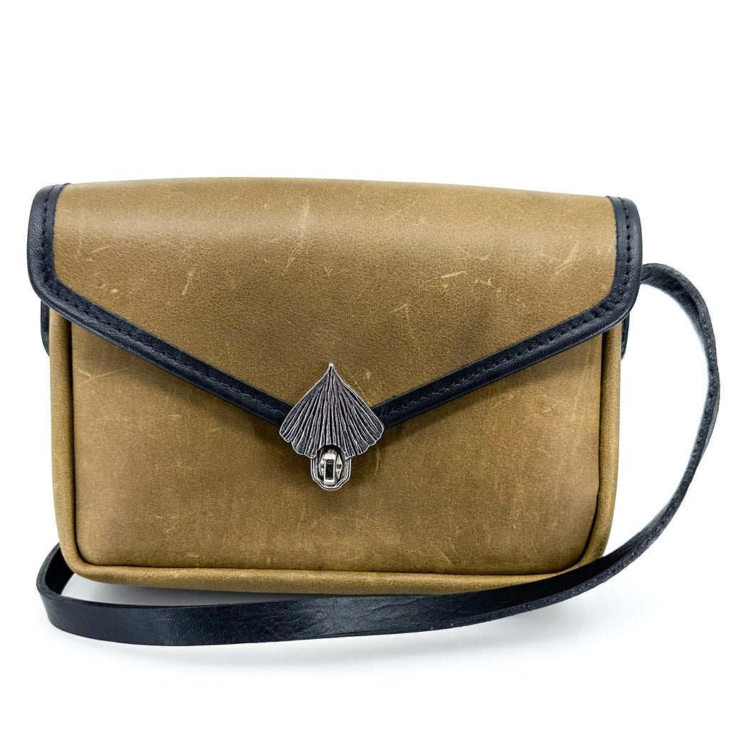 Limited Edition Leather &quot;Becca&quot; Cell Phone Handbag, Moss