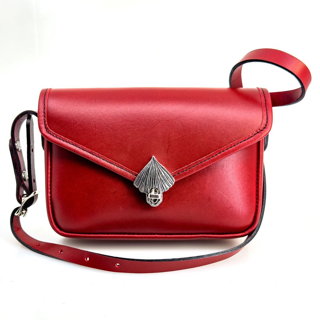 Limited Edition Leather &quot;Becca&quot; Cell Phone Handbag, Newport Red