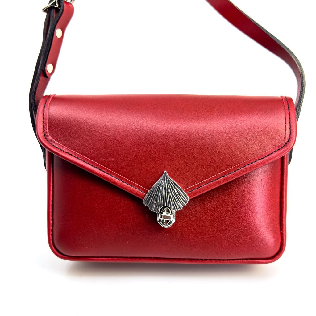Limited Edition Leather &quot;Becca&quot; Cell Phone Handbag, Newport Red