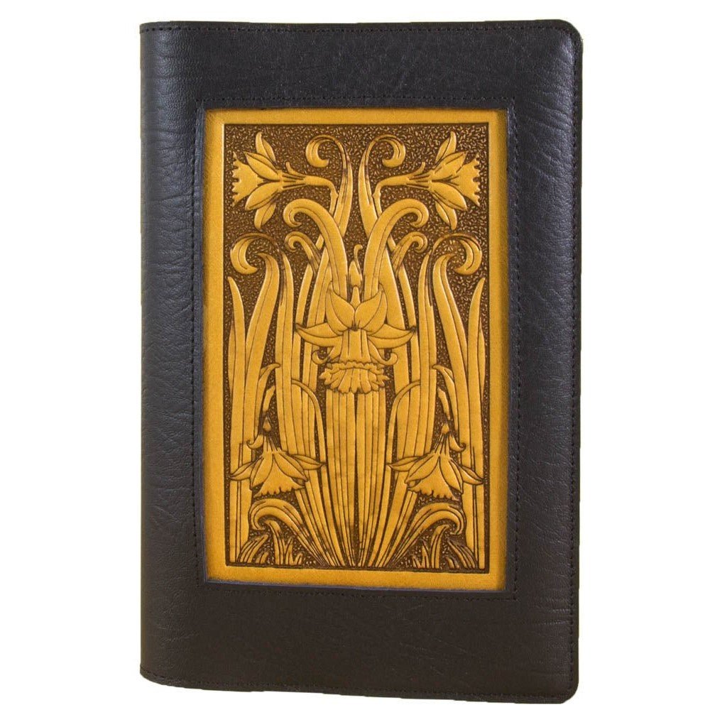 Oberon Design Leather Icon Journal, Daffodil