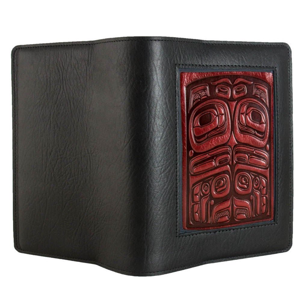 Oberon Design Leather Refillable Icon Journal Cover, Totem