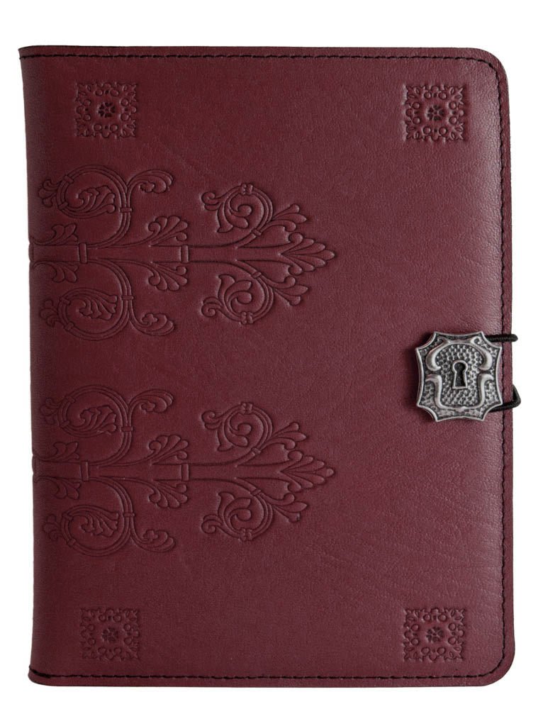 Genuine leather cover, case for Kindle e-Readers, Da Vinci, WIne