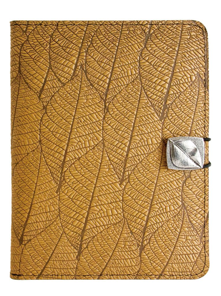 Genuine leather cover, case for Kindle e-Readers, Fallen Leaves, Marigold