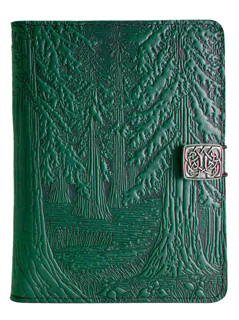 Genuine leather cover, case for Kindle e-Readers, Forest, Green