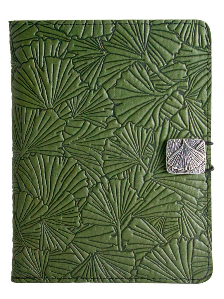 Genuine leather cover, case for Kindle e-Readers, Ginkgo, Fern