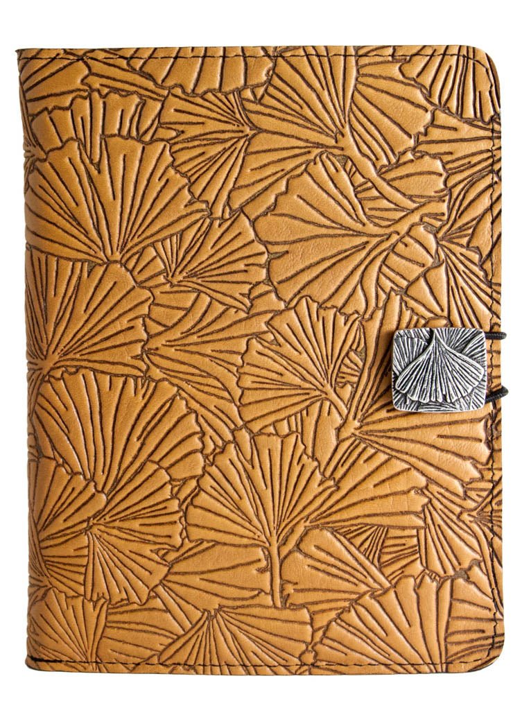 Genuine leather cover, case for Kindle e-Readers, Ginkgo, Fern