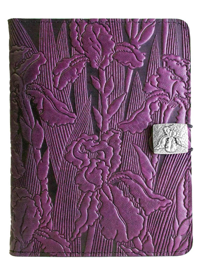 Genuine leather cover, case for Kindle e-Readers, Iris, Orchid